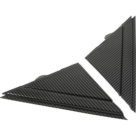 Rétroviseur Extérieur Coque Carbone 1SH17KX7AA Protection Triangulaire Gainage Miroir Remplacant Gauche Droite pour Fiat 500 2012-2017 Style Fibre Carbone (1/5)