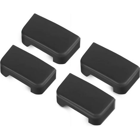 Tapones protectores anti-patadas para rieles de asiento, juego de 4, cubiertas de goma blanda para rieles de asiento traseros, compatibles con Tesla Model Y Juniper