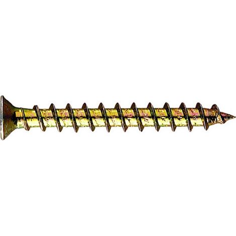 Caja de 500 tornillos autorroscantes - roscados para chapa y PVC - Tornillos para carpintería de PVC, tornillos de reparación - diámetro de cabeza 7,5 mm, 4,8 x 38