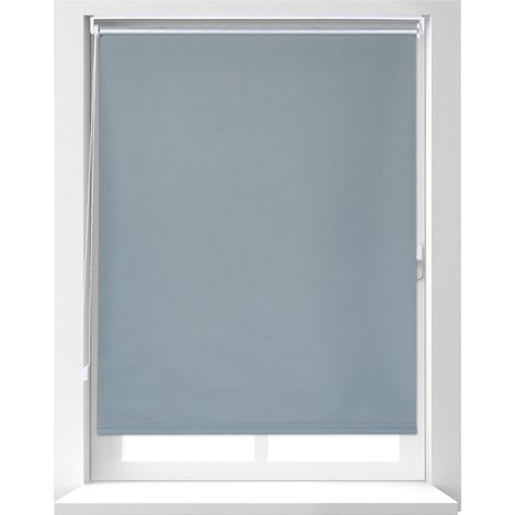 Estor termico enrollable gris de 160 cm de largo