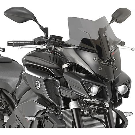 Parabrisas Kappa Yamaha MT 10 (16-17) 36 x 36 cm oscuro