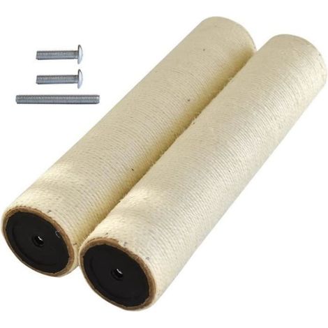 Griffoir pour chat de rechange-griffoir chats poteau-corde arbre à chat-poteau arbre chat avec vis M8(UPGRADE,40.5cmX2)[275] (1/3)