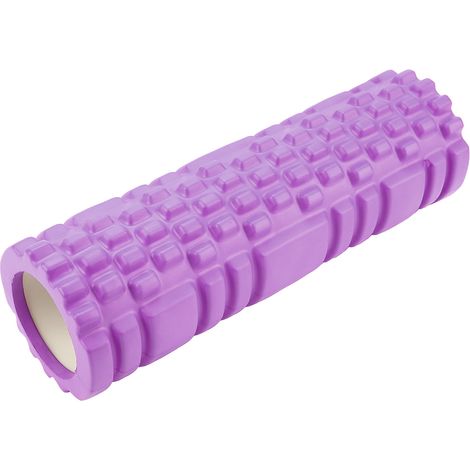 Rouleau de massage creux pour yoga et fitness - Colonne de physiothérapie pour exercices (Violet) (1/5)