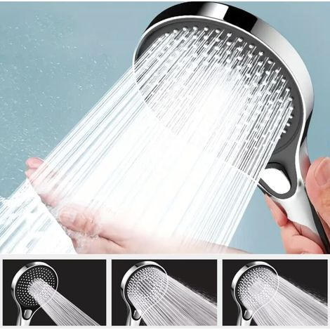 Douche haute pression avec grand panneau – pluie ultra-puissante et renforcée pour salles de bains - AquaForge (1/5)