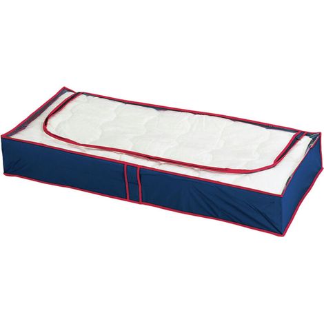 Lot de 4 boites de rangement sous lit – Dimensions 107 x 16 x 45 cm – Matériau PEVA écologique – Protection contre poussière et mites (1/5)