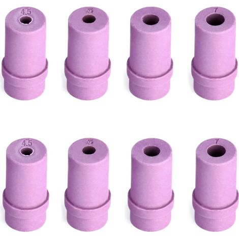 4.5, 5, 6, 7mm Ceramic Nozzles for Sandblaster Pneumatic Sandblaster, Two Each Size, 8pcs (1/5)