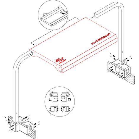 Hyperbar Verstellbarer Armsatz S-XL