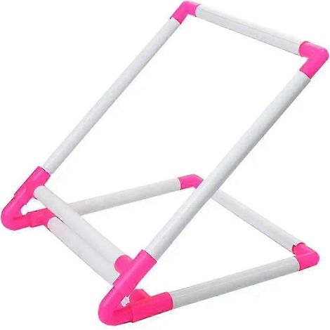 Support de cadre à broder rectangulaire en plastique avec pince, facile à utiliser - 30 x 25 x 20 cm (1/5)