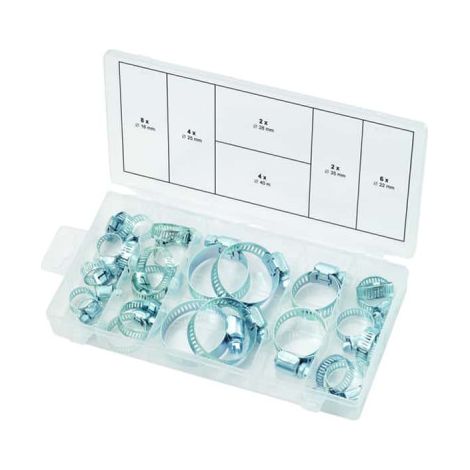 Juego de abrazaderas KS TOOLS - 26 uds - 970.0070