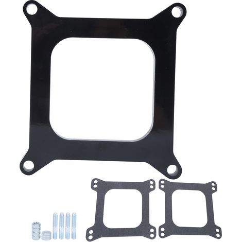Entretoise de carburateur phénolique 1/2 pouces, remplacement de Style à centre ouvert pour carburateur Holley 4150/4160 à alésage carré. (1/5)