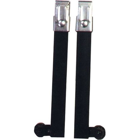 Pied de sommier avec roues jeu - 250X35X35