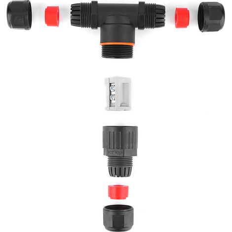 Boîtier de jonction extérieur étanche IP68 à 3 voies pour câbles, 450 V, 32 A (1/5)