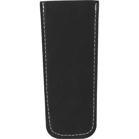 Poignée de Casserole Anti-Brûlure en Simili Cuir, Accessoire de Cuisine pour Poêle en Fonte et Frying Pan, Noir (1/5)