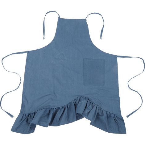 Tablier élégant en coton pour la pâtisserie, la mode, la restauration, le nettoyage et la protection au travail (1/4)