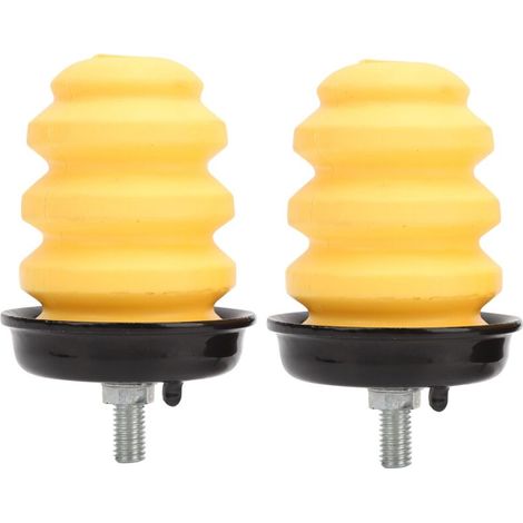 Amortiguador, 2 piezas Amortiguador de goma para coche Marco Parachoques trasero Retenedor de goma resistente 15712438 para Chevrolet SILVERADO 1500. (1/5)