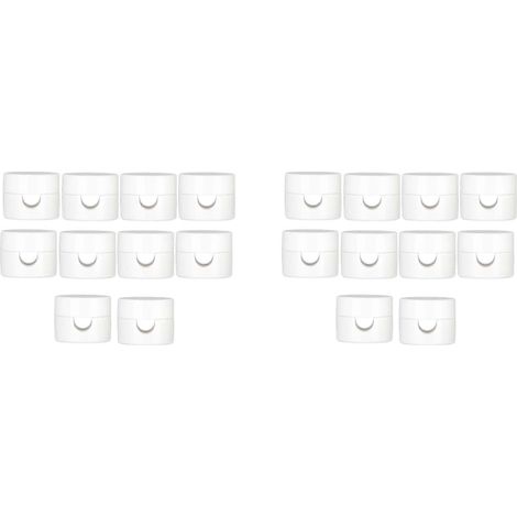 Lot de 20 crochets pour suspension de luminaires de plafond, accessoires de fixation pour lampes, câbles électriques et lustres. (1/5)