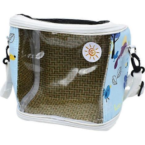Cage de transport pour perroquet Bird for Carrier avec toit en filet, portable, pour petits animaux de compagnie - Taille moyenne (1/5)