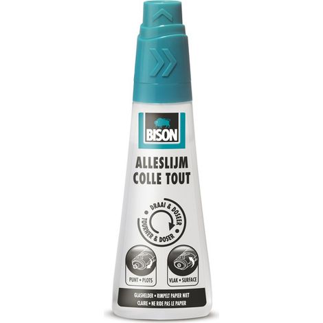 Bison BI-6306621 Colle tout usage Twist & Dose Flacon de 90 ml