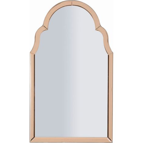Specchio da parete in legno rosa, 47x1x80 cm – Tangeri (1/5)