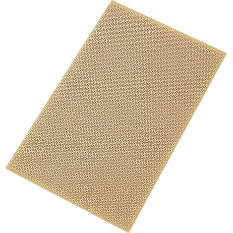 TRU COMPONENTS SU527769 SCHEDA FORMATO EUROPA CARTA LAMINATA (L X L) 160 MM X 100 MM 35 µM PASSO 2.54 MM CONTENUTO 1 (1/3)