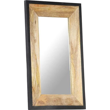Maison Exclusive - Spiegel 80x50 cm Mango Massivholz (1/5)
