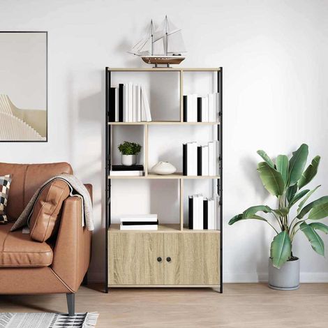 Estante de libros Roble 80 x 30 x 155.5 cm