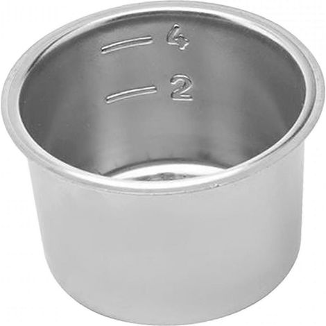 Filtre à café, panier-filtre poreux, bol-filtre portable pour machine à expresso, tasse à filtre sans fond pour machine à expresso-51mmx37mm (1/5)