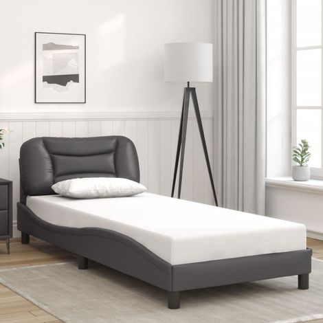 vidaXL Giroletto senza Materasso Hvar Crema 90x190 cm in Similpelle (1/5)