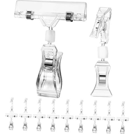 Pinces rotatives Ipetboom pour porte-étiquettes et panneaux, lot (1/5)
