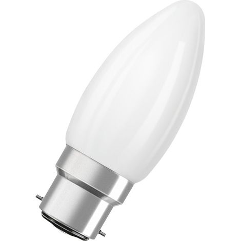 Lampadina LED classica, design a fiamma, B22, 470lm = 40W, luce bianca calda, dimmerabile, OSRAM OSRAM (1/3)