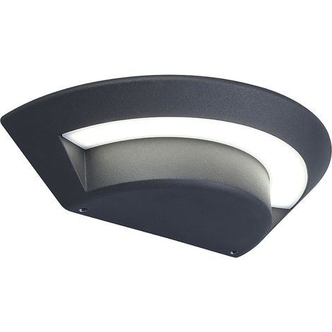 Elstead Kasper - Applique da parete per bagno piccolo a 1 luce Grafite IP54 (1/5)