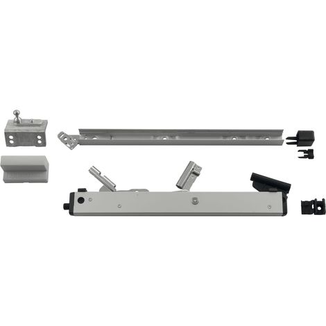 HAUTAU FL190 Öffnerschere mit Universal-Flügelbock, Alu silber eloxiert