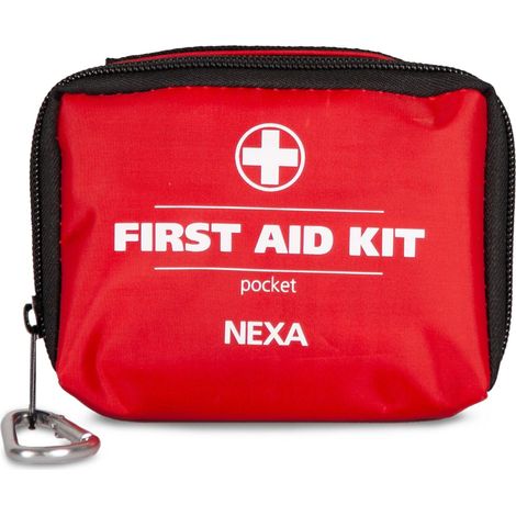 First aid bag pocket 13 parts red