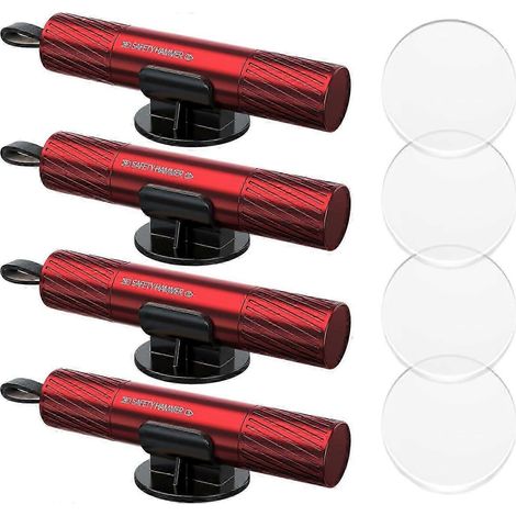 Marteau de sécurité et coupe-ceinture de sécurité pour voiture (lot de 4)-AquaForge (1/4)