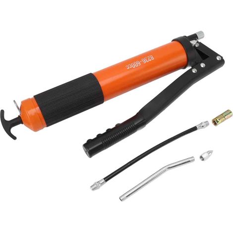 Hochleistungsfähige manuelle Hochdruck-Fettpresse 10.000 PSI 600cc für Autos, LKWs, Boote und Rasenmäher, gelb. (1/5)