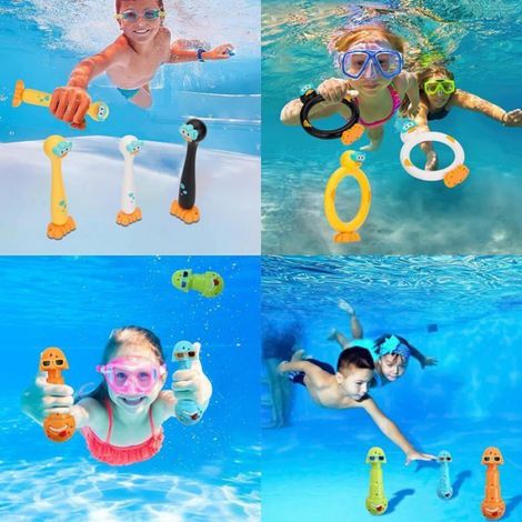 Lot de 3 bâtons de plongée pour piscine, jouets de plongée sous-marine, renforcement de la confiance en soi, bâtons de plongée (1/5)