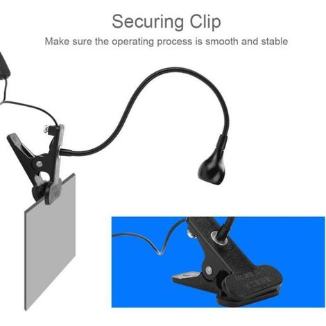 Lampe UV - 3 W - Pour Traitement De Résines Et Colles UV - Support De Perles - USB - Plug And Play (1/4)