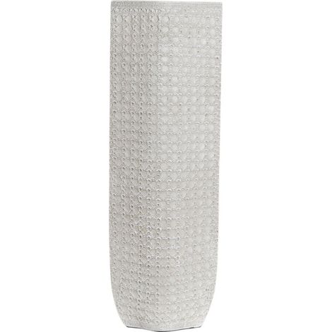 DKD Home Decor Vase Blanc Résine Moderne 20x12x58 cm (1/3)