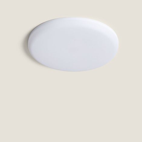 Placa LED 18W Circular Slim Surface LIFUD Corte Ajustable Ø50-190 mm con Caja Conexiones 2700K Blanco Cálido