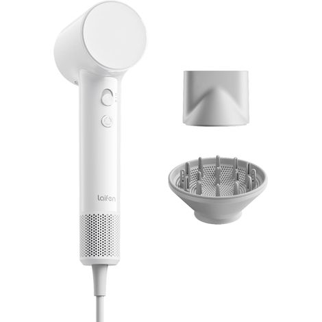Sèche-Cheveux, 280 g Léger, Jusqu'à 15× Plus Rapide, Blanc Perle Diffuseur (1/5)