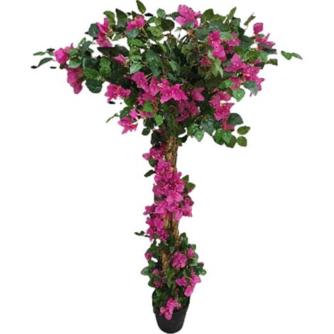 Albero di bouganville artificiale, design realistico, manutenzione minima, 125 cm (1/2)