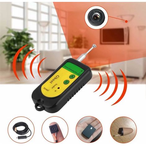 Détecteur de signal sans fil Tracker Caméra portable Viseur Dispositif d'alarme à fréquence complète