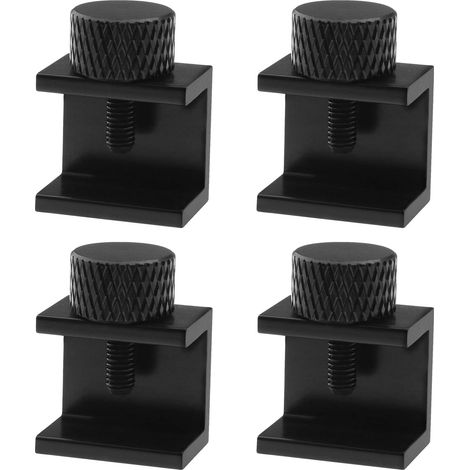 Kit di ricambio per morsetto del piano riscaldato in 4 pezzi, per supporto della piattaforma in vetro del piano riscaldato della stampante 3D, morsetto regolabile per piano in vetro, accessori per fis (1/5)