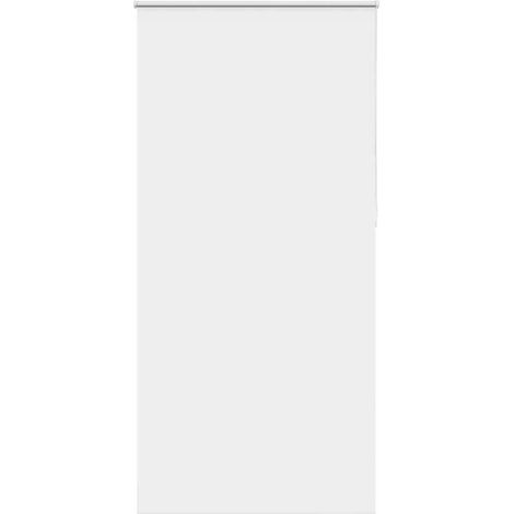 Verdunkelungsrollo Weiß 110x210 cm Stoffbreite 105,7 cm