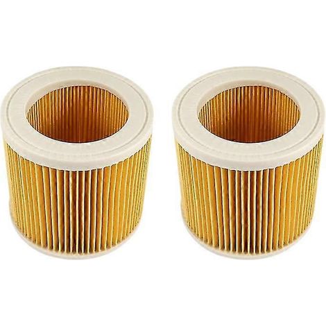 Filtre HEPA Lavable Compatible Karcher WD2.200 WD3.500 A2004 A2054 MV3, Filtration Pliee Pour Aspirateur Atelier Maison (1/5)