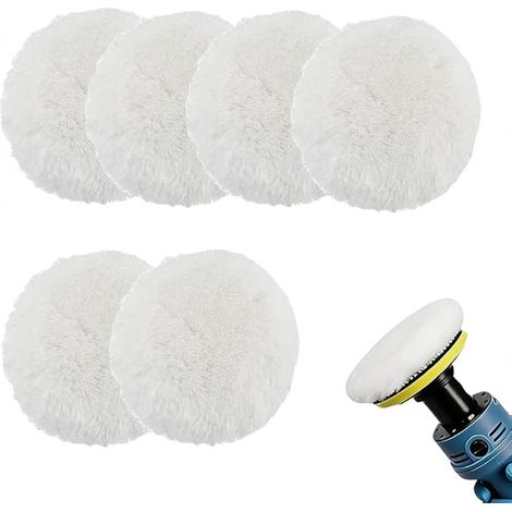 Kit Polissage Voiture Voiture 125 mm, Kit de Polissage Voiture Jeu de Disques de Polissage 6 Pièces, pour le Polissage et le Cirage Voiture Tampons de Polissage (1/5)
