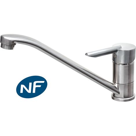 Essebagno Tango Plus Spültischarmatur in Edelstahloptik