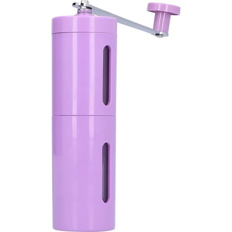Moulin à café manuel portable avec mouture réglable pour expresso, cafetière à piston et café filtre, idéal pour la maison, le bureau et les voyages.-AquaForge (1/5)