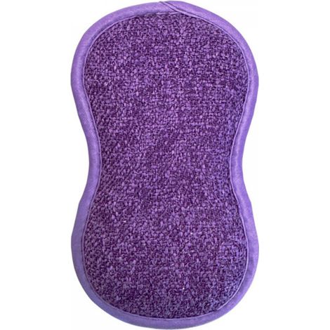 Torchon de cuisine violet, 16102cm, 1 pièce,éponge double face réutilisable, douce pour les casseroles et les poêles. (1/5)
