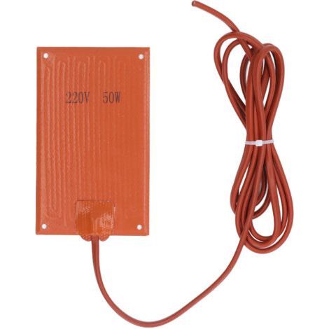 Silicone Rubber Heating Pad, Heating Mat 90x150mm AC 220V for Electrical Cabinet (1/5)
